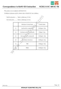VCDG1111C-4BY3C-TR Datasheet Page 20