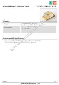 VCDG1112H-4BY3C-TR Datasheet Cover