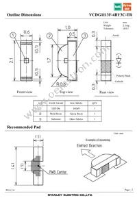 VCDG1113F-4BY3C-TR Datasheet Page 2