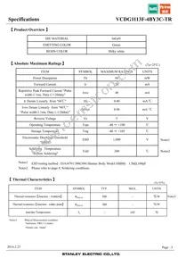 VCDG1113F-4BY3C-TR Datasheet Page 3