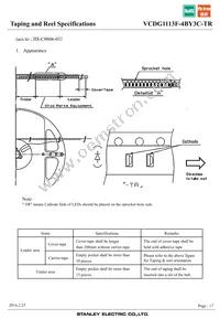 VCDG1113F-4BY3C-TR Datasheet Page 17