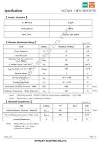 VCDW1141CX-3B7C8-TR Datasheet Page 3