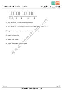 VCEW1151CA3S-TR Datasheet Page 22