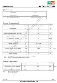 VCEW1151CCS-TR Datasheet Page 3