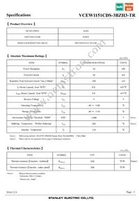 VCEW1151CDS-3BZH3-TR Datasheet Page 3