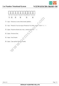 VCEW1151CDS-3BZH3-TR Datasheet Page 21