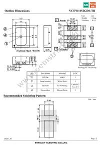 VCEW1152GDS-TR Datasheet Page 2