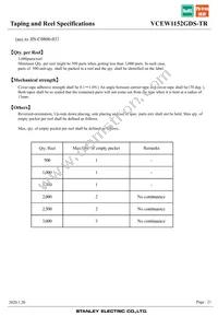 VCEW1152GDS-TR Datasheet Page 21