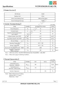 VCEW1154LDS-3C4K3-TR Datasheet Page 3