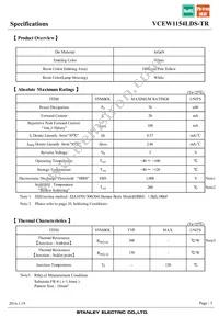 VCEW1154LDS-TR Datasheet Page 3