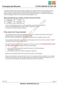 VCEW1158LDS-3C3K3-TR Datasheet Page 15