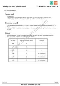 VCEW1158LDS-3C3K3-TR Datasheet Page 20