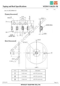 VCEW1158LDS-TR Datasheet Page 21