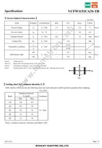 VCFW1151CA3S-TR Datasheet Page 4