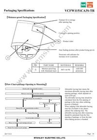 VCFW1151CA3S-TR Datasheet Page 16