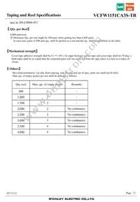 VCFW1151CA3S-TR Datasheet Page 21