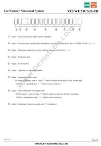 VCFW1151CA3S-TR Datasheet Page 22