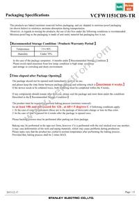 VCFW1151CDS-TR Datasheet Page 15