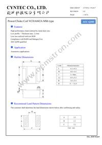 VCHA042A-2R2MS6 Datasheet Cover