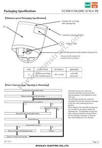 VCHW1154LDSE-3C9L4-TR Datasheet Page 16