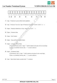 VCHW1158LDS-3C5A3-TR Datasheet Page 22