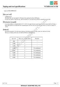 VCKB1111CS-TR Datasheet Page 17