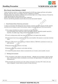 VCKW1151CA3S-TR Datasheet Page 12