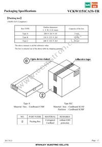 VCKW1151CA3S-TR Datasheet Page 17