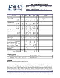 VCO-103TC Datasheet Cover