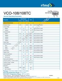 VCO-108TC Cover