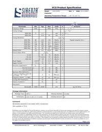 VCO-219TC Datasheet Cover