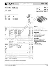 VCO132-18IO7 Datasheet Cover