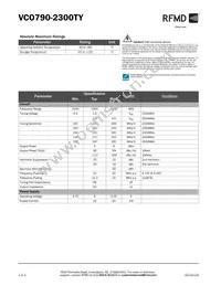 VCO790-2300TY Datasheet Page 2