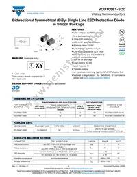 VCUT05E1-SD0HG4-08 Datasheet Cover