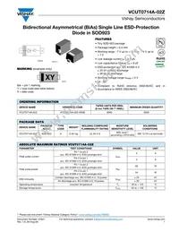 VCUT0714A-02Z-GS08 Datasheet Cover