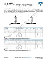 VCUT0714A-02Z-GS08 Datasheet Page 2