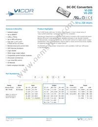 VE-B70-MX Datasheet Cover