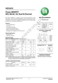 VEC2415-TL-E Datasheet Cover