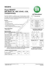 VEC2616-TL-W-Z Datasheet Cover