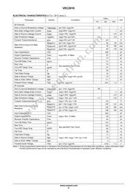 VEC2616-TL-W-Z Datasheet Page 2