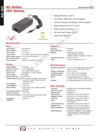 VEF65US24 Datasheet Cover