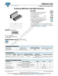 VEMI85AA-HGK-GS08 Datasheet Cover