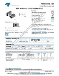 VESD03A1B-HD1-GS08 Datasheet Cover