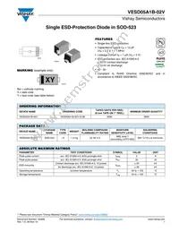 VESD05A1B-02V-GS08 Datasheet Cover
