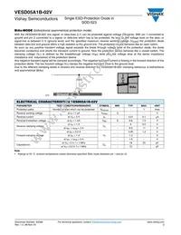 VESD05A1B-02V-GS08 Datasheet Page 2