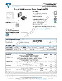 VESD05A5A-HSF-GS08 Datasheet Cover