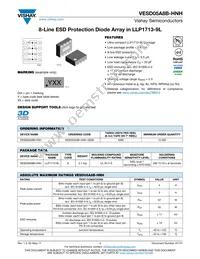 VESD05A8B-HNH-GS08 Datasheet Cover