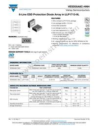 VESD05A8C-HNH-GS08 Datasheet Cover