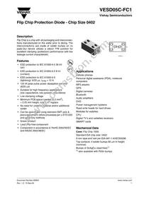 VESD05C-FC1-GS08 Datasheet Cover