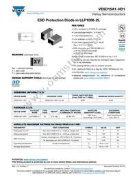 VESD15A1-HD1-G4-08 Datasheet Cover